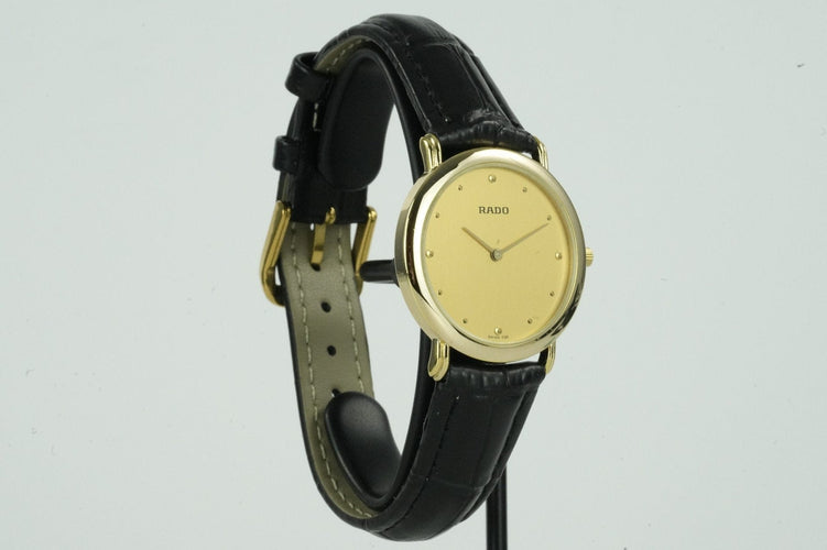 Rado Quartz - Montre unisexe plaqué or 58 Facettes TOT-10096