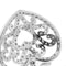 Boucles d'oreilles Boucles d’oreilles pendantes cœur en or blanc 18 ct et diamants 58 Facettes 28314