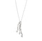 Collier Recarlo Eternity - Collier en or blanc 18 ct avec pendentif et diamants 58 Facettes 31364