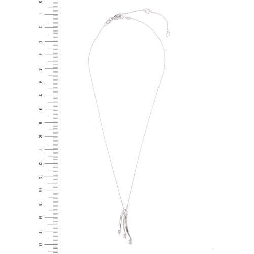 Collier Recarlo Eternity - Collier en or blanc 18 ct avec pendentif et diamants 58 Facettes 31364