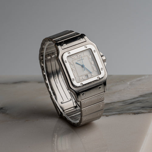 Cartier Santos Galbée - Montre 1564 en acier 58 Facettes TOT-01545