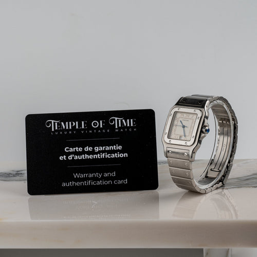 Cartier Santos Galbée - Montre 1564 en acier 58 Facettes TOT-01545