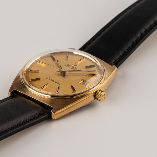 Omega Seamaster Automatic - Montre plaqué or 58 Facettes TOT-01339