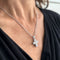 Collier Salvini I SEGNI - Collier croix en or blanc et diamants 58 Facettes 32812