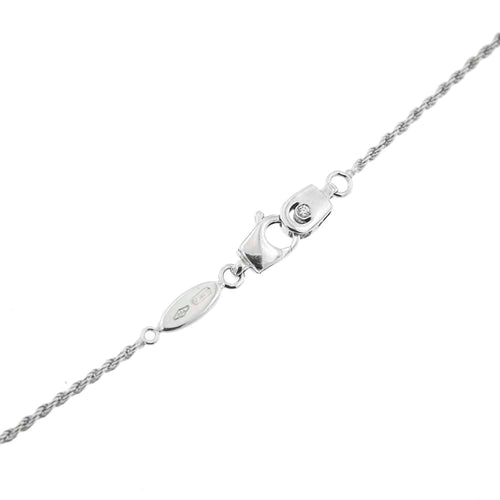 Collier Salvini I SEGNI - Collier croix en or blanc et diamants 58 Facettes 32812