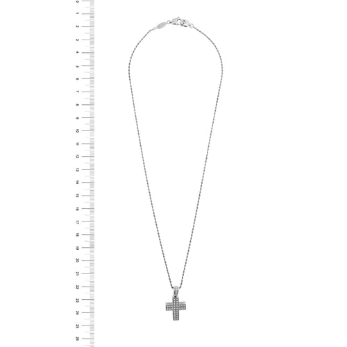 Collier Salvini I SEGNI - Collier croix en or blanc et diamants 58 Facettes 32812
