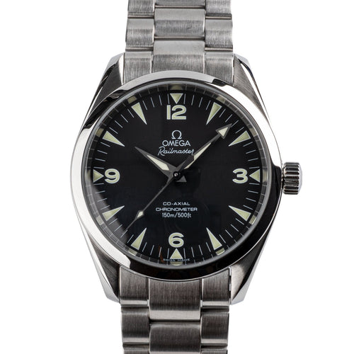 Omega Seamaster Railmaster - Montre automatique en acier 58 Facettes TOT-02072