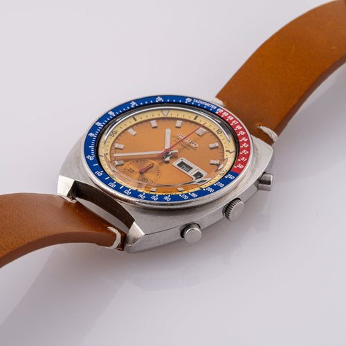 Seiko Pogue - Montre chronographe automatique 6139-6002 en acier 58 Facettes TOT-02005
