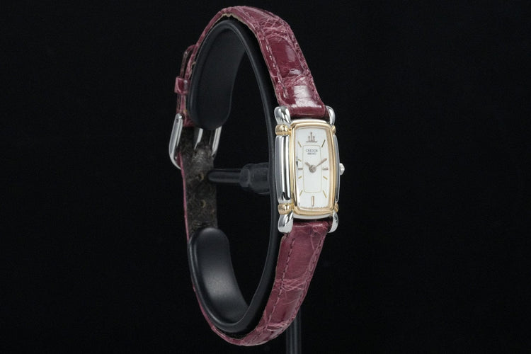Seiko Credor Tank - Montre femme en or et acier 58 Facettes TOT-01873
