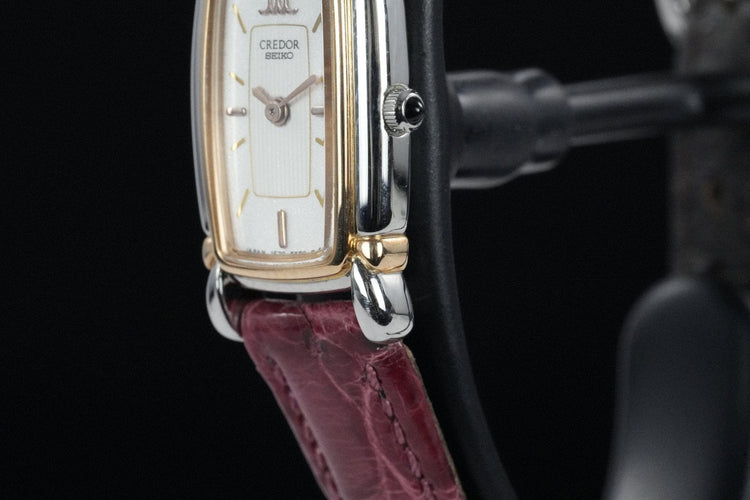 Seiko Credor Tank - Montre femme en or et acier 58 Facettes TOT-01873