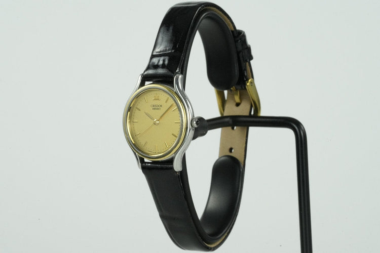 Seiko Credor - Montre femme quartz en or et acier 58 Facettes TOT-01976