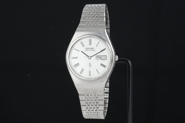 Montre Seiko King Quartz - Montre en acier 58 Facettes TOT-01875