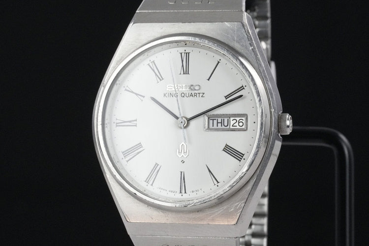 Montre Seiko King Quartz - Montre en acier 58 Facettes TOT-01875