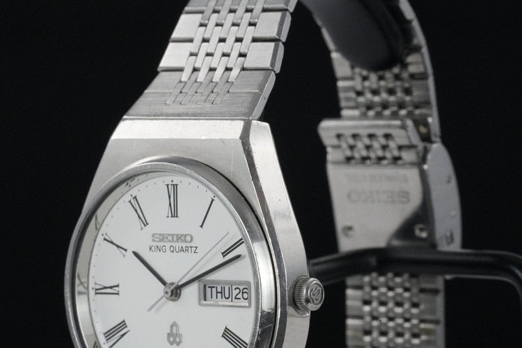 Montre Seiko King Quartz - Montre en acier 58 Facettes TOT-01875