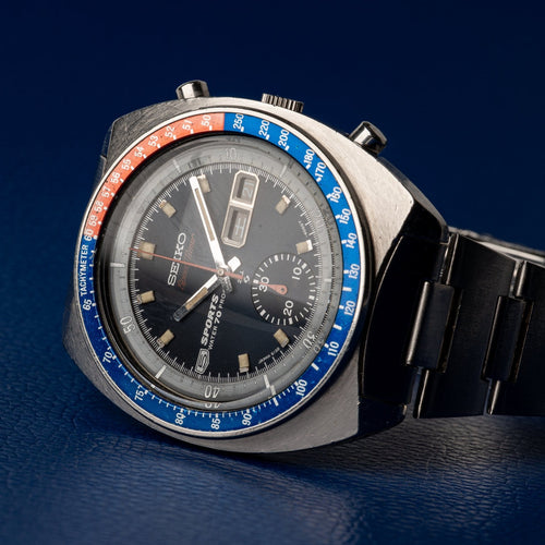 Seiko SpeedTimer - Montre chronographe automatique en acier 58 Facettes TOT-02001
