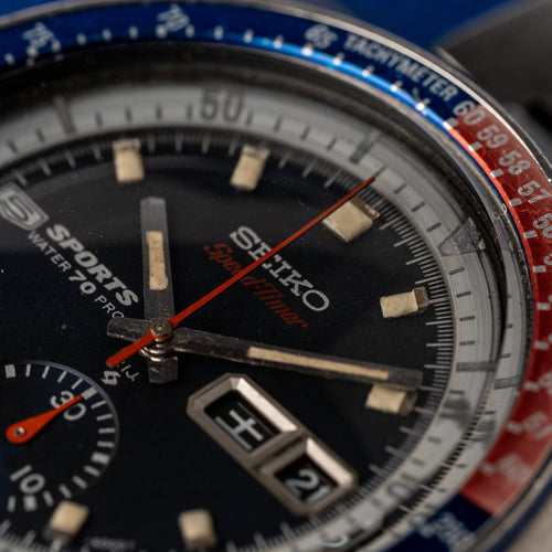 Seiko SpeedTimer - Montre chronographe automatique en acier 58 Facettes TOT-02001