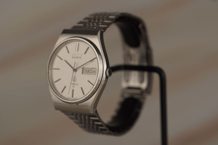 Seiko Type II Quartz - Montre 7123-8090 en acier 58 Facettes TOT-11088