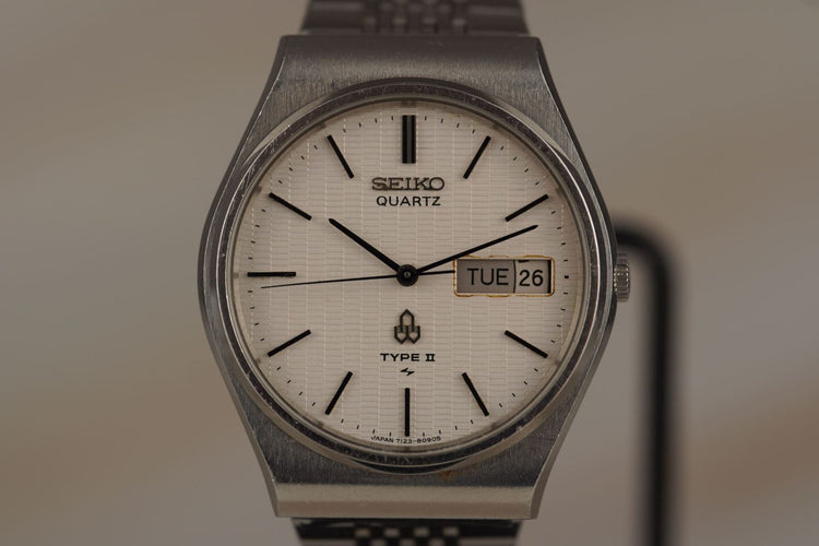Seiko Type II Quartz - Montre 7123-8090 en acier 58 Facettes TOT-11088