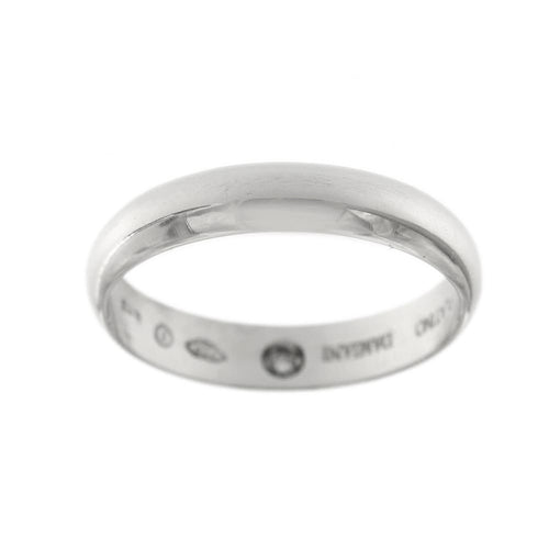 Bague Damiani PERSEMPRE - Alliance en platine 950 avec diamant 0,03 ct 58 Facettes 28199