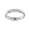 Bague Damiani PERSEMPRE - Alliance en platine 950 avec diamant 0,03 ct 58 Facettes 28199