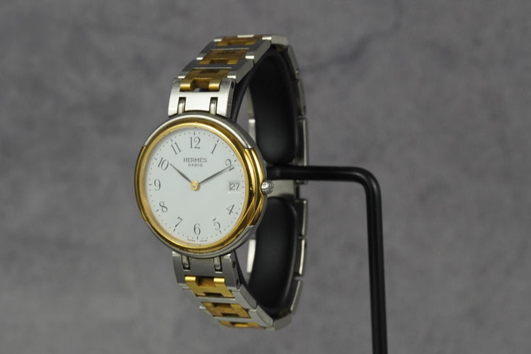Hermès Windsor - Montre 61.03 en acier 58 Facettes TOT-11348