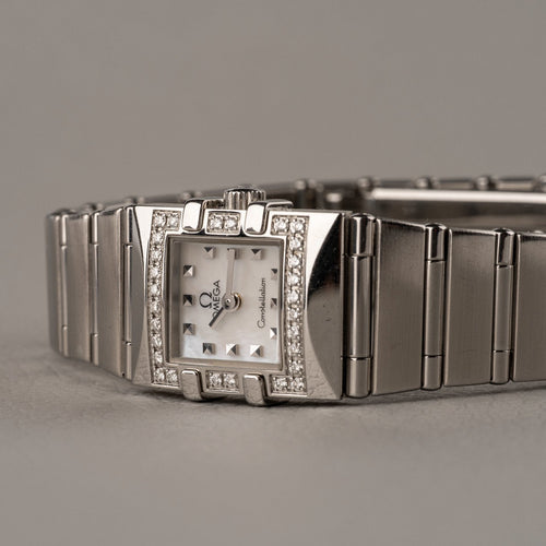 Montre Omega Constellation Quadra - Montre en acier 58 Facettes TOT-02219