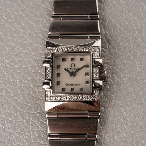 Montre Omega Constellation Quadra - Montre en acier 58 Facettes TOT-02219