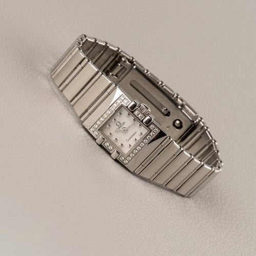Montre Omega Constellation Quadra - Montre en acier 58 Facettes TOT-02219