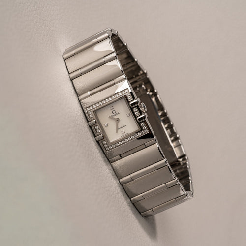 Omega Constellation Quadra - Montre en acier 58 Facettes TOT-02220