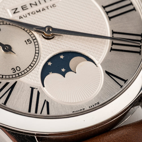 Zenith Elite Ultra Thin - Montre en acier 58 Facettes TOT-02222