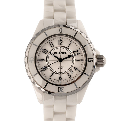 Montre Chanel J12 Limited Edition - Montre en céramique blanche 58 Facettes TOT-02234