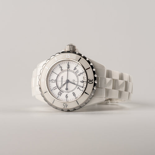 Montre Chanel J12 Limited Edition - Montre en céramique blanche 58 Facettes TOT-02234
