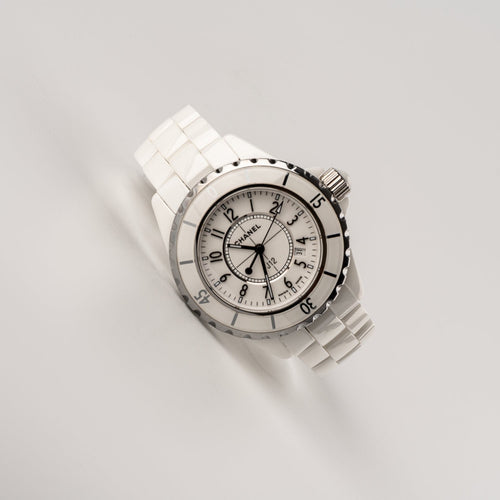 Montre Chanel J12 Limited Edition - Montre en céramique blanche 58 Facettes TOT-02234