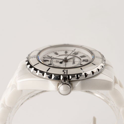 Montre Chanel J12 Limited Edition - Montre en céramique blanche 58 Facettes TOT-02234