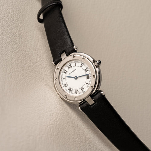 Montre Cartier Santos Ronde - Montre en acier 58 Facettes TOT-02242