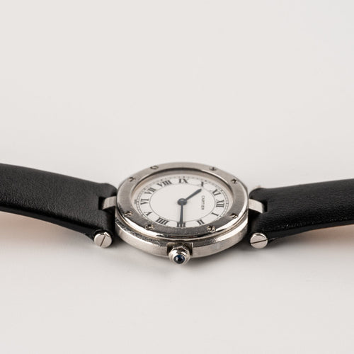 Montre Cartier Santos Ronde - Montre en acier 58 Facettes TOT-02242