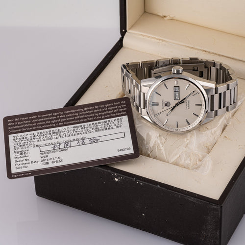 TAG Heuer Carrera Calibre 5 - Montre en acier 58 Facettes TOT-02342