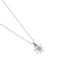 Collier Collier - Chaîne à billes avec pendentif marguerite en or blanc 18 ct et diamants 58 Facettes 27669