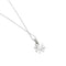 Collier Collier - Chaîne à billes avec pendentif marguerite en or blanc 18 ct et diamants 58 Facettes 27669