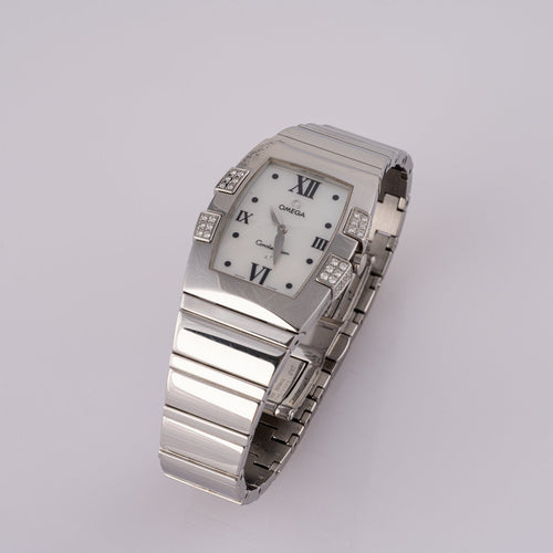 Omega Constellation Quadrella - Montre femme en acier 58 Facettes TOT-02345