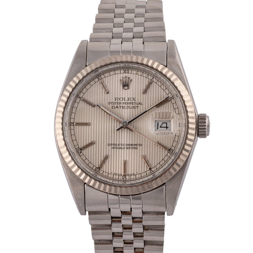 Rolex Datejust Tapestry - Montre 36 mm en acier 58 Facettes TOT-11586