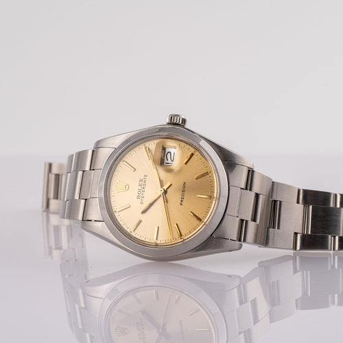 Rolex OysterDate Precision 6694 - Montre en acier 58 Facettes TOT-02323