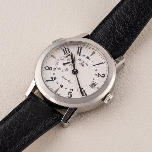 Zenith Port Royal Elite Dual Time - Montre en acier 58 Facettes TOT-02331