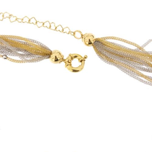 Collier Collier multifils - 2 ors 18 ct à billes facettées 58 Facettes 26987