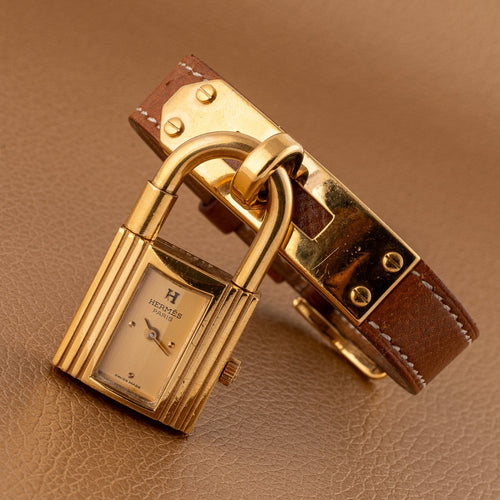 Hermès Kelly - Montre KE1.210 plaquée or 58 Facettes TOT-02379