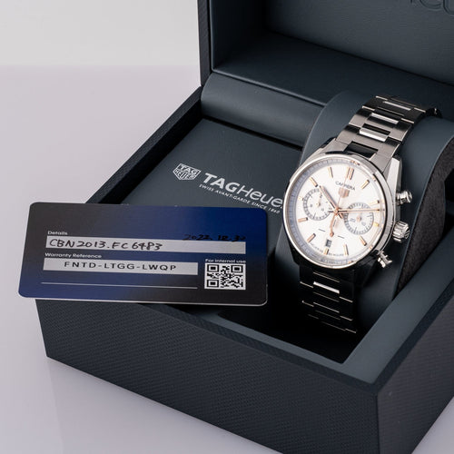 TAG Heuer Carrera - Montre Calibre Heuer 02 en acier 58 Facettes TOT-02317