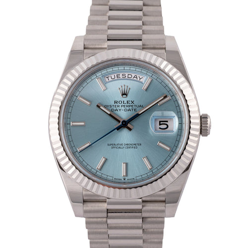 Rolex Day-Date 40 - Montre 228236 en platine 58 Facettes TOT-10000