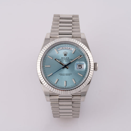 Rolex Day-Date 40 - Montre 228236 en platine 58 Facettes TOT-10000