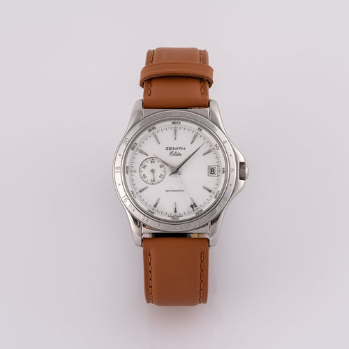 Zenith Elite GMT - Montre en acier 58 Facettes TOT-02243