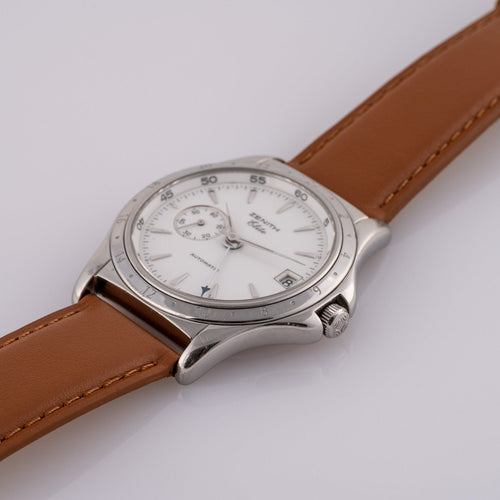 Zenith Elite GMT - Montre en acier 58 Facettes TOT-02243